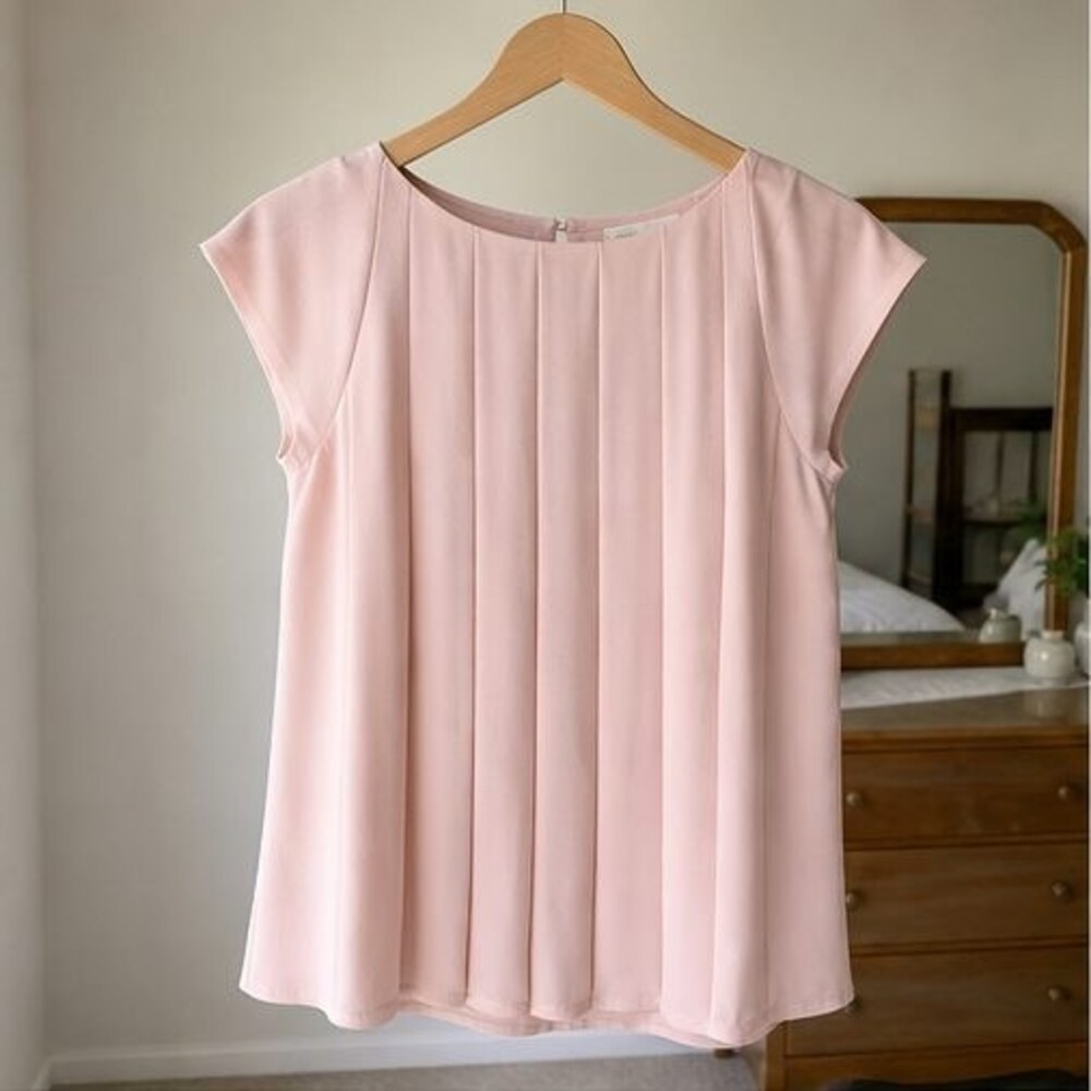 White Ruffle Blouse